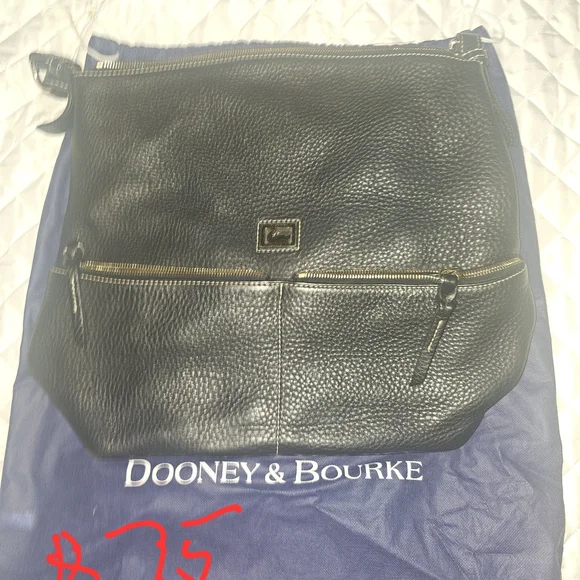 Dooney & Bourke Tan Leather Satchel - Picture 11 of 11